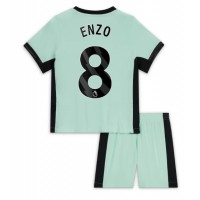 Chelsea Enzo Fernandez #8 3rd trikot Kinder 2023-24 Kurzarm (+ Kurze Hosen)